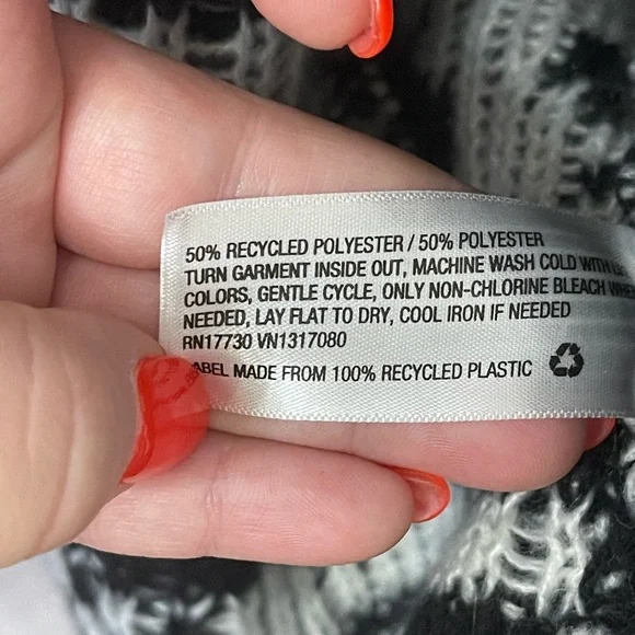 Knox Rose Argyle Style Open Front Cardigan - Picture 10 of 10